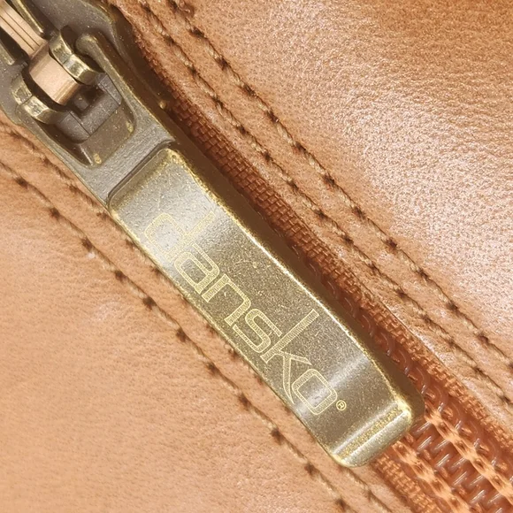 Dansko Ankle Boots 9.5 Tan Leather Shayna Clogs Scandinavian Bohochic New $190 - Picture 4 of 16